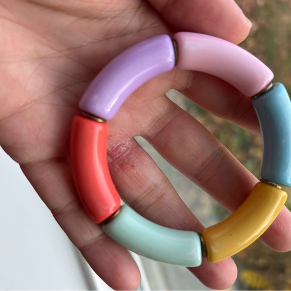 5/$25 Colorful Chunky Beaded Bracelet 7 inches 🌈 - Picture 8 of 8